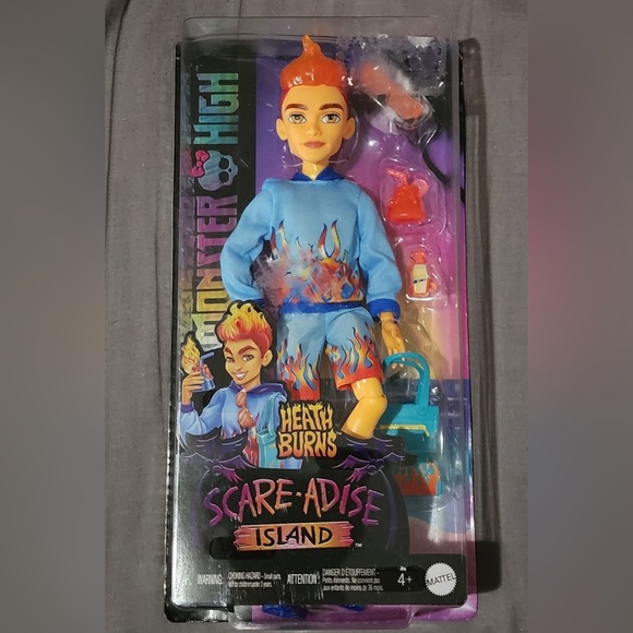 monster high Other - Monster High Heath Burns Scare-Adise Island 12" Doll